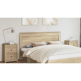 Headboard with Headboard Sonoma Oak 180 cm Engineered Wood
