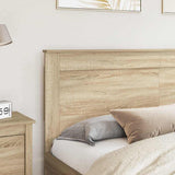 Headboard with Headboard Sonoma Oak 180 cm Engineered Wood - Side View