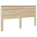 Headboard with Headboard Sonoma Oak 180 cm Engineered Wood