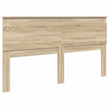 Headboard with Headboard Sonoma Oak 180 cm Engineered Wood - 45-Degree Angle