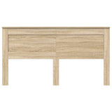 Headboard with Headboard Sonoma Oak 180 cm Engineered Wood - Top-Down View