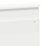 Headboard White Engineered Wood - Low Angle