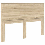 Headboard with Headboard Sonoma Oak 150 cm Engineered Wood