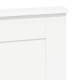 Headboard White Engineered Wood - Close-Up Angle