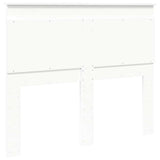 Headboard with Headboard White 135 cm Engineered Wood - Rear View
