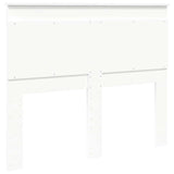 Headboard White Engineered Wood - Rear View