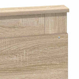 Headboard with Headboard Sonoma Oak 135 cm Engineered Wood - Low Angle