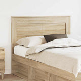 Headboard with Headboard Sonoma Oak 135 cm Engineered Wood