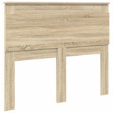 Headboard with Headboard Sonoma Oak 135 cm Engineered Wood