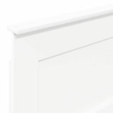 Headboard with Headboard White 90 cm Engineered Wood - Rear View
