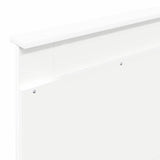 Headboard with Headboard White 90 cm Engineered Wood - Close-Up Angle