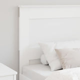 Headboard with Headboard White 90 cm Engineered Wood - Side View