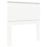 Headboard with Headboard White 90 cm Engineered Wood - 45-Degree Angle