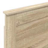 Headboard with Headboard Sonoma Oak 90 cm Engineered Wood - Rear View