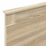 Headboard with Headboard Sonoma Oak 90 cm Engineered Wood - Close-Up Angle