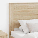 Headboard with Headboard Sonoma Oak 90 cm Engineered Wood - Side View