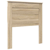 Headboard with Headboard Sonoma Oak 90 cm Engineered Wood