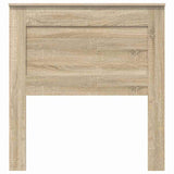 Headboard with Headboard Sonoma Oak 90 cm Engineered Wood - Front View