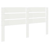 Headboard White Engineered Wood - 45-Degree Angle
