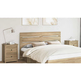 Headboard Sonoma Oak 100 cm Engineered Wood - Rear View