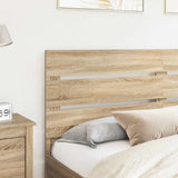 Headboard Sonoma Oak Engineered Wood - Side View