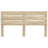 Headboard Sonoma Oak 100 cm Engineered Wood - Side View