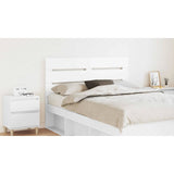 Headboard White Engineered Wood - Rear View
