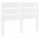 Headboard White Engineered Wood - 45-Degree Angle
