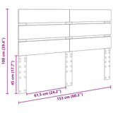 Headboard White Engineered Wood - Close-Up Angle
