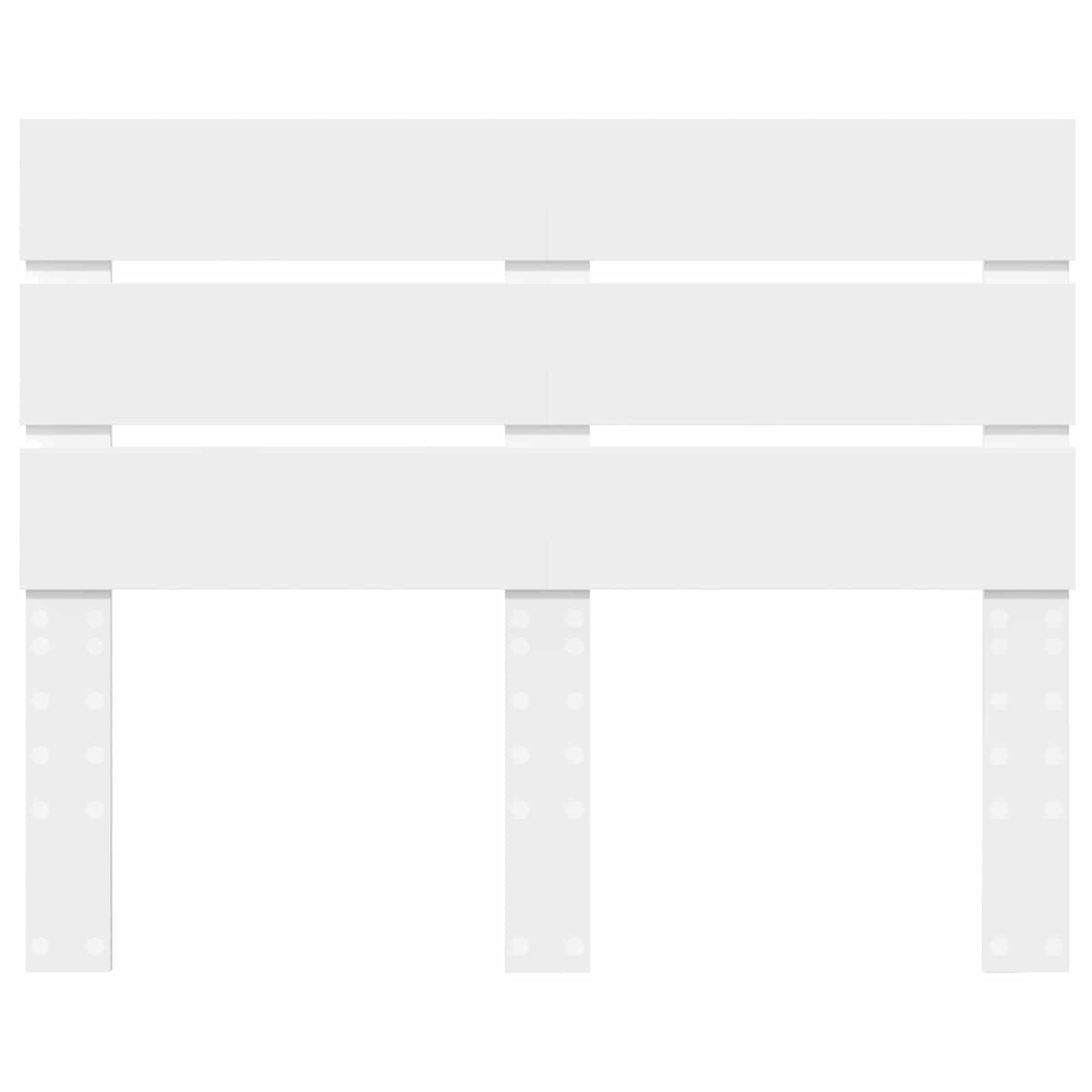 Headboard White Engineered Wood