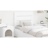 Headboard White Engineered Wood - Rear View