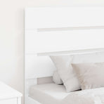 Headboard White Engineered Wood