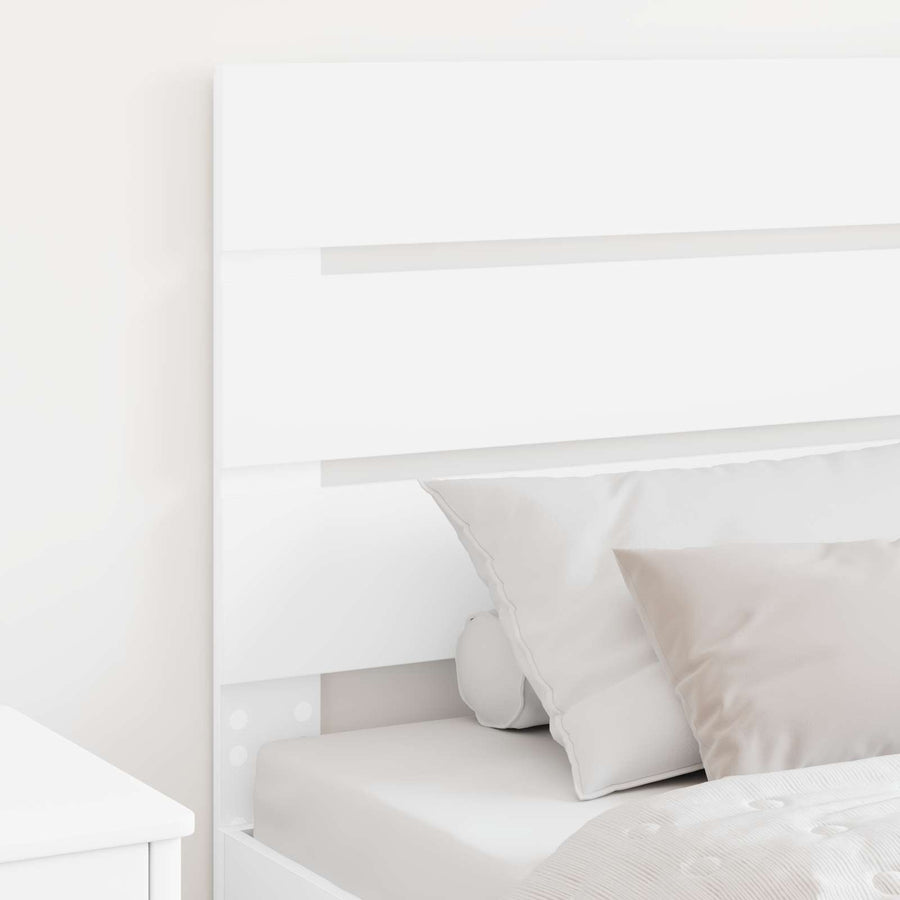 Headboard White Engineered Wood