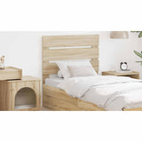 Headboard Sonoma Oak Engineered Wood - Rear View