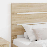 Headboard Sonoma Oak Engineered Wood - Side View