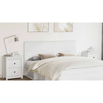 Headboard White 100 cm Engineered Wood