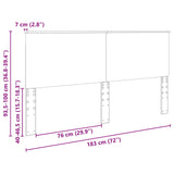 Headboard White 100 cm Engineered Wood - Close-Up Angle