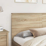 Headboard with Headboard Sonoma Oak 180 cm Engineered Wood - Side View