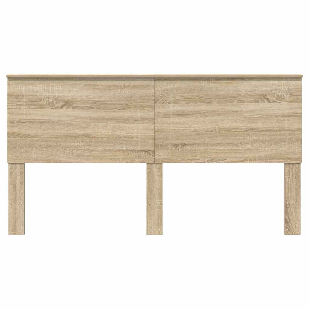 Headboard with Headboard Sonoma Oak 180 cm Engineered Wood