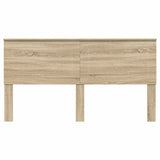 Headboard with Headboard Sonoma Oak 180 cm Engineered Wood - Top-Down View