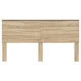 Headboard Sonoma Oak 100 cm Engineered Wood - Side View