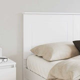 Headboard with Headboard White 150 cm Engineered Wood - Side View