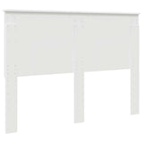 Headboard White 100 cm Engineered Wood - 45-Degree Angle