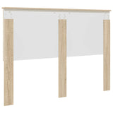 Headboard Sonoma Oak 100 cm Engineered Wood - 45-Degree Angle