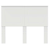 Headboard White 100 cm Engineered Wood - Side View