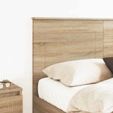 Headboard with Headboard Sonoma Oak 135 cm Engineered Wood - Side View