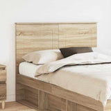 Headboard with Headboard Sonoma Oak 135 cm Engineered Wood