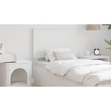 Headboard White 100 cm Engineered Wood