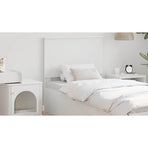 Headboard White 100 cm Engineered Wood