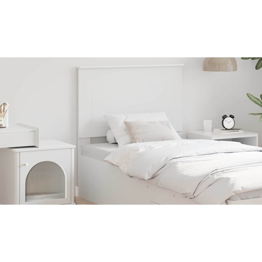Headboard White 100 cm Engineered Wood